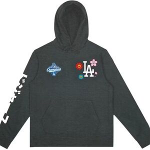 NWT Fanatics x Takashi Murakami x Los Angeles Dodgers WS Hoodie CHARCOAL 🧢⚾️🏟️🇯🇵